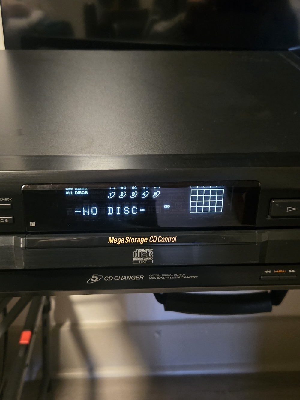 5-Disc CD Changer MegaStorage CD Control - Black